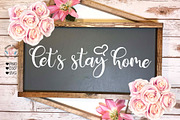 Let's Stay Home Cut File