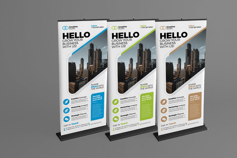 Roll-up Banner in Templates - product preview 8