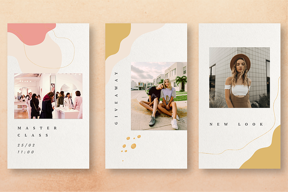 GOLD CONNECT Instagram Templates in Instagram Templates - product preview 6