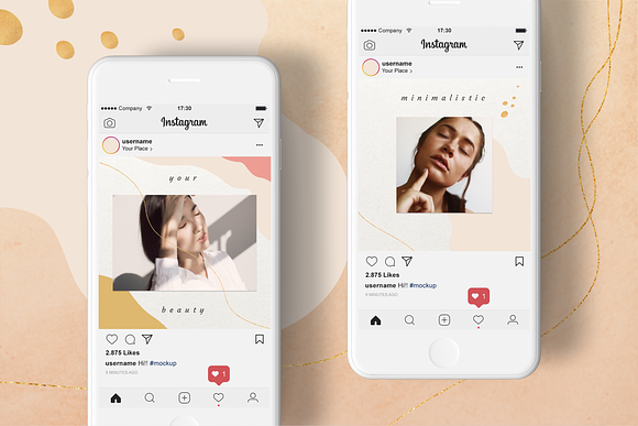 GOLD CONNECT Instagram Templates in Instagram Templates - product preview 7