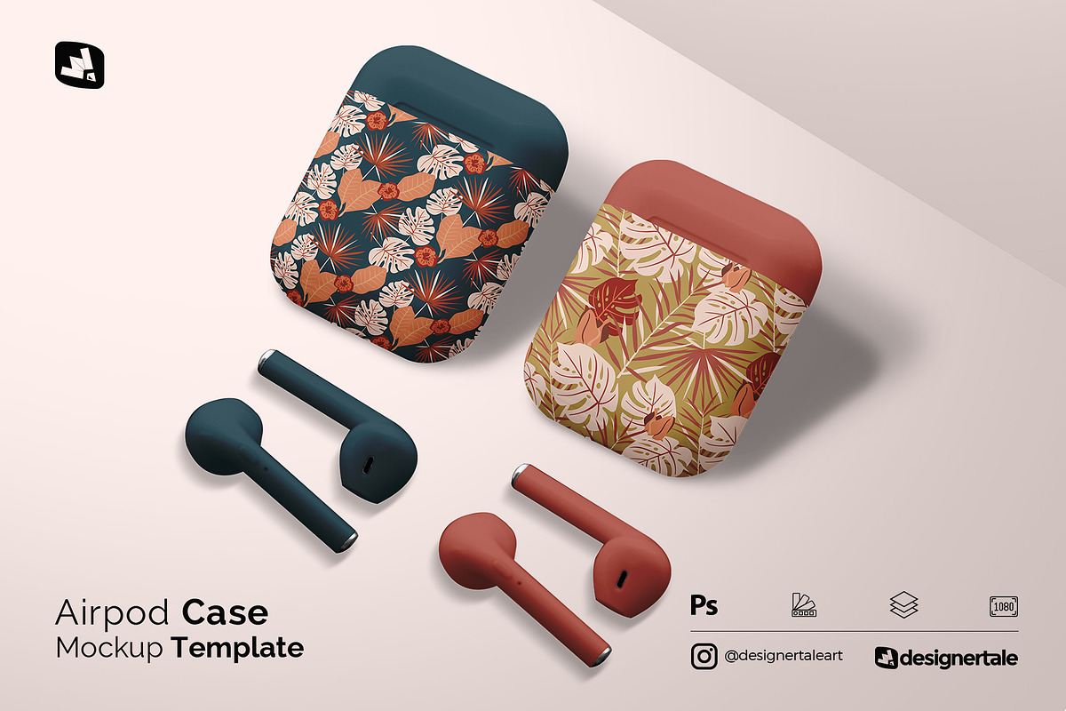 Airpod Case Mockup in Product Mockups - product preview 8