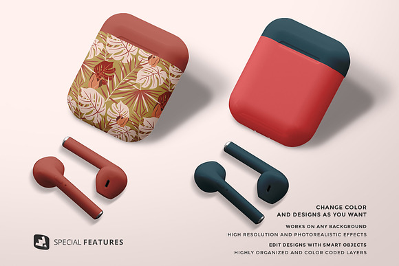 Airpod Case Mockup in Product Mockups - product preview 6