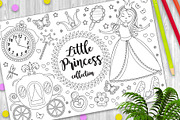 Cute little princess Cinderella set