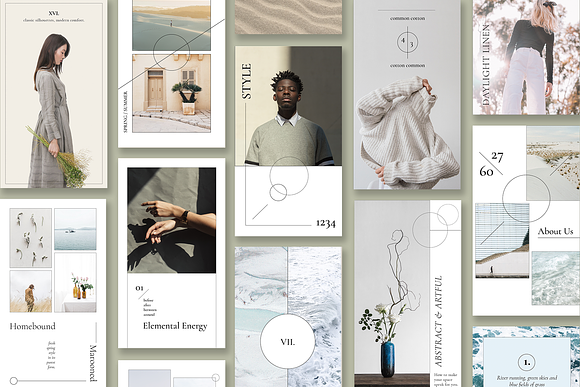 Emelie Instagram Template Bundle in Instagram Templates - product preview 5