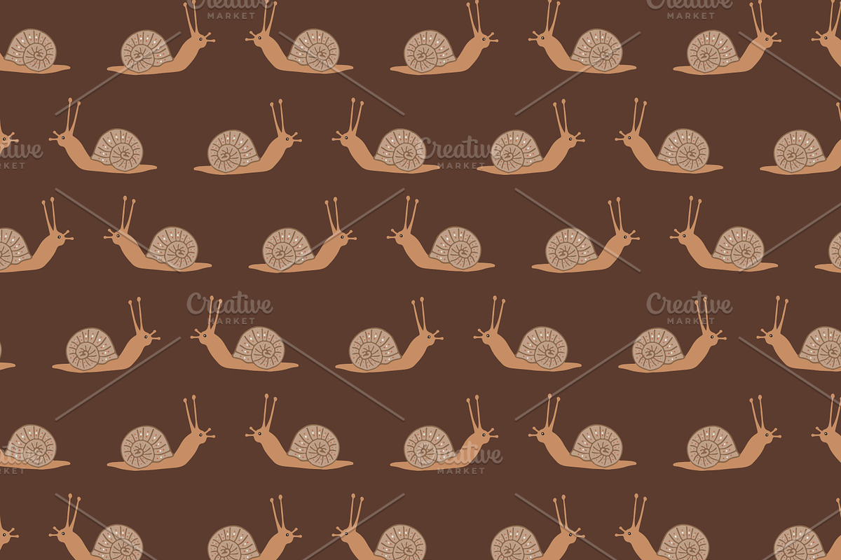 Forest Snail Pattern in Patterns - product preview 8