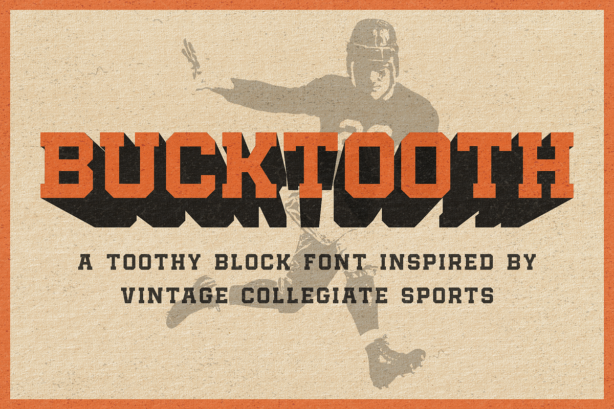 Bucktooth in Block Fonts - product preview 8