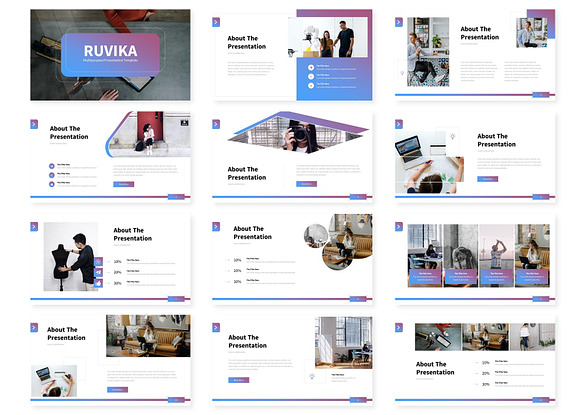 Ruvika - Powerpoint Template in PowerPoint Templates - product preview 1