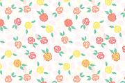 Garden Rose Seamless Pattern
