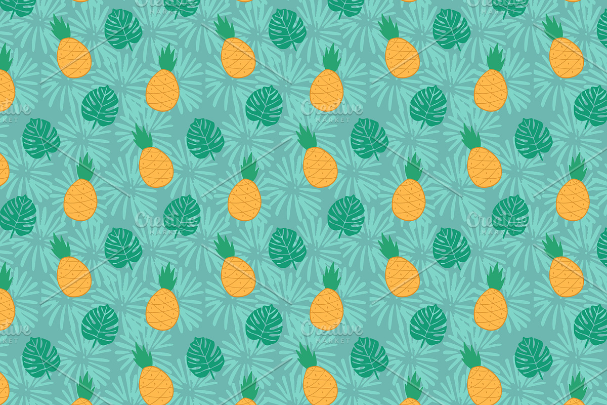 Jungle Fruit Tropical Pattern in Patterns - product preview 8
