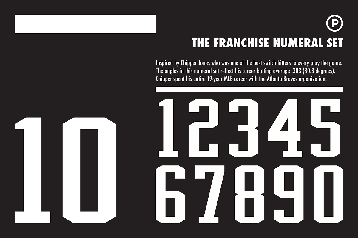 The Franchise Numeral Set in Serif Fonts - product preview 8