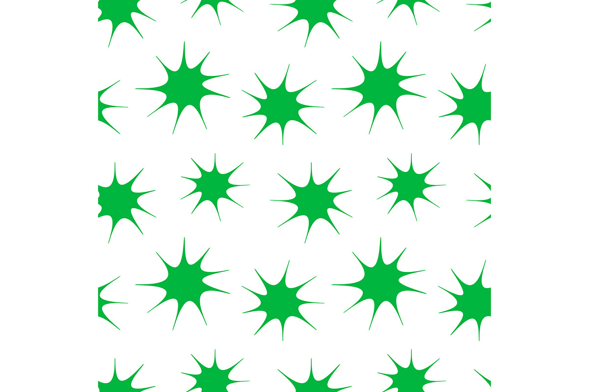 Vector of green hand-drawn virus in Patterns - product preview 8