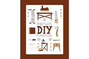 Trendy DIY furniture from wood