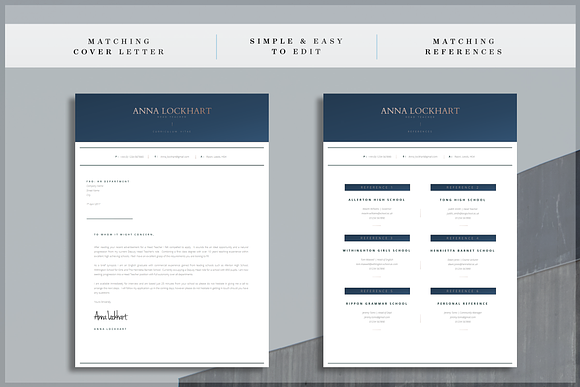 Teacher Resume in Resume Templates - product preview 4