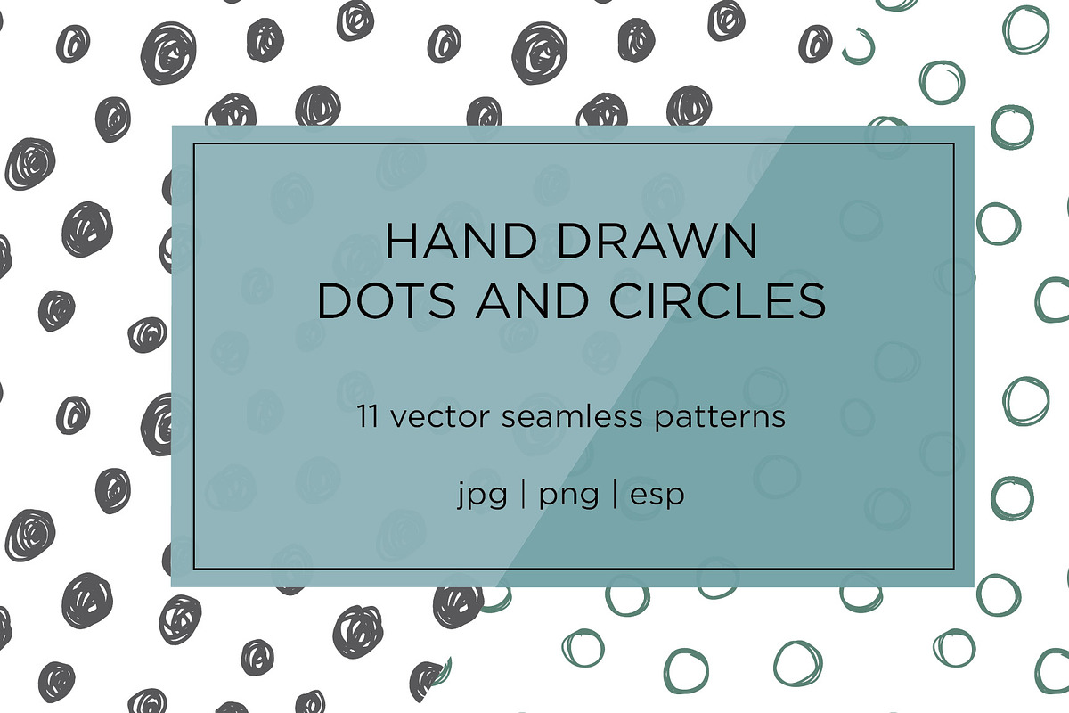 Hand Drawn Dots and Circles Pattern in Patterns - product preview 8
