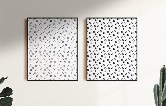 Hand Drawn Dots and Circles Pattern in Patterns - product preview 1