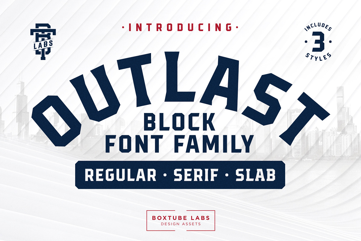 Outlast in Display Fonts - product preview 8