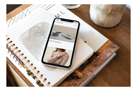 iPhone Mobile Device Mockup Bundle in Branding Mockups - product preview 9