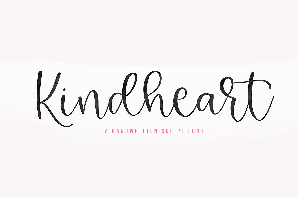 Kindheart | Handwritten Script Font in Script Fonts - product preview 8