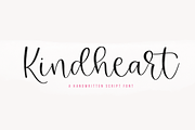 Kindheart | Handwritten Script Font