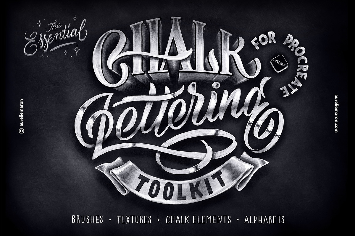 Chalk Lettering Toolkit – Procreate in Add-Ons - product preview 8
