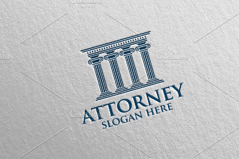 Law and Attorney Logo Design 2 in Logo Templates - product preview 8