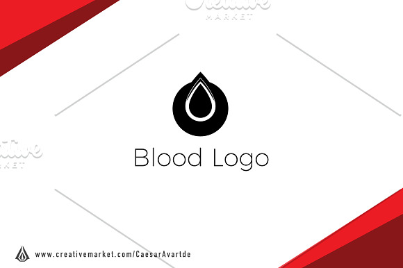 Drop Blood Logo Template in Logo Templates - product preview 1