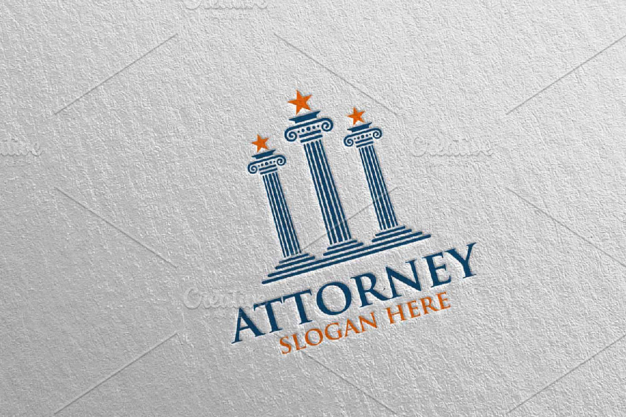 Law and Attorney Logo Design 3