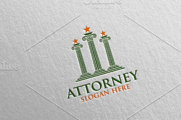 Law and Attorney Logo Design 3 in Logo Templates - product preview 1