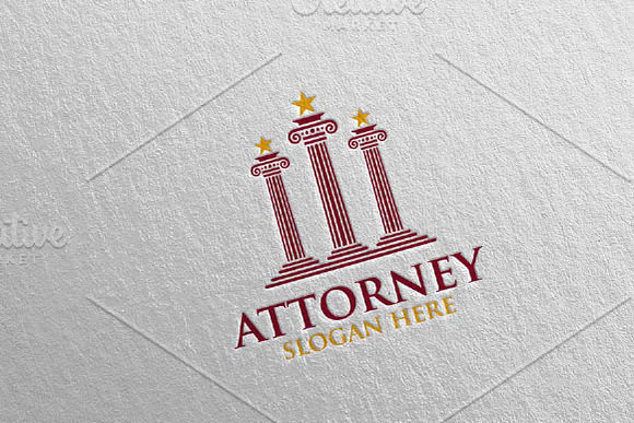 Law and Attorney Logo Design 3 in Logo Templates - product preview 2