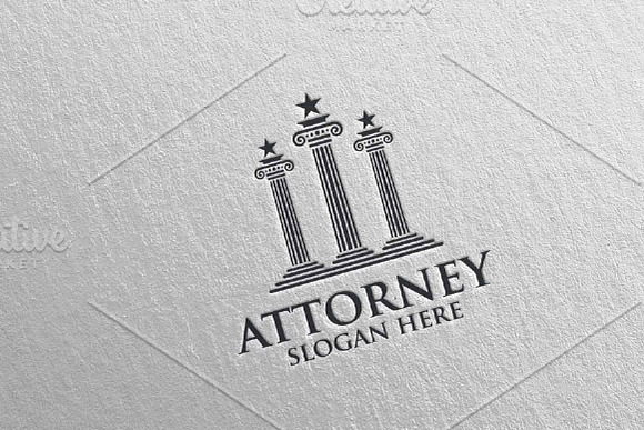 Law and Attorney Logo Design 3 in Logo Templates - product preview 4