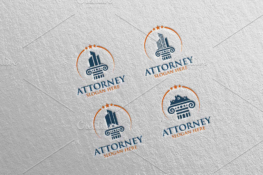 Law and Attorney Logo Design 4