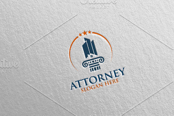 Law and Attorney Logo Design 4 in Logo Templates - product preview 1