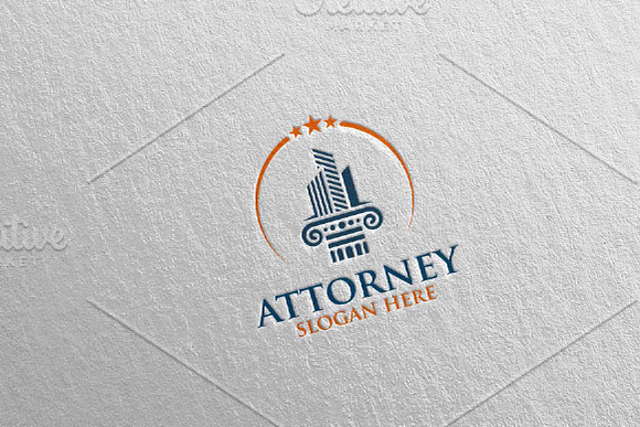 Law and Attorney Logo Design 4 in Logo Templates - product preview 2
