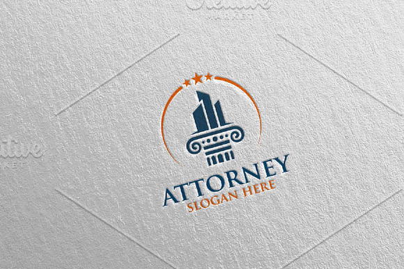 Law and Attorney Logo Design 4 in Logo Templates - product preview 3
