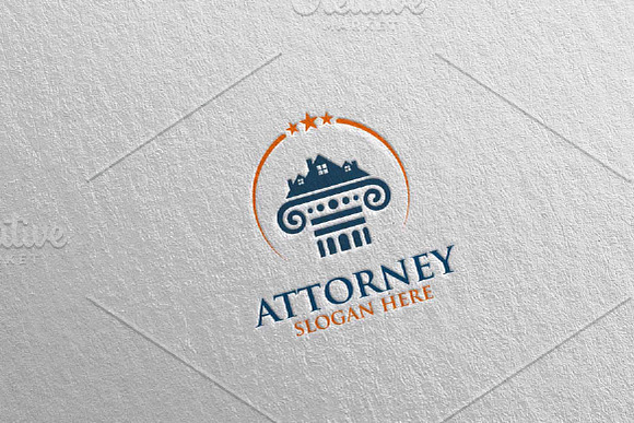 Law and Attorney Logo Design 4 in Logo Templates - product preview 4