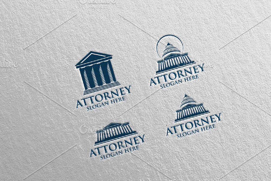 Law and Attorney Logo Design 6
