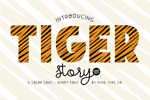 TIGER STORY Color Font Duo