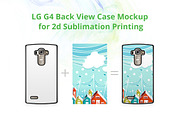 LG G4 2d Case Back Mock-up