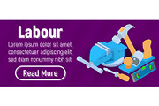 Labour concept banner