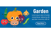 Garden concept banner
