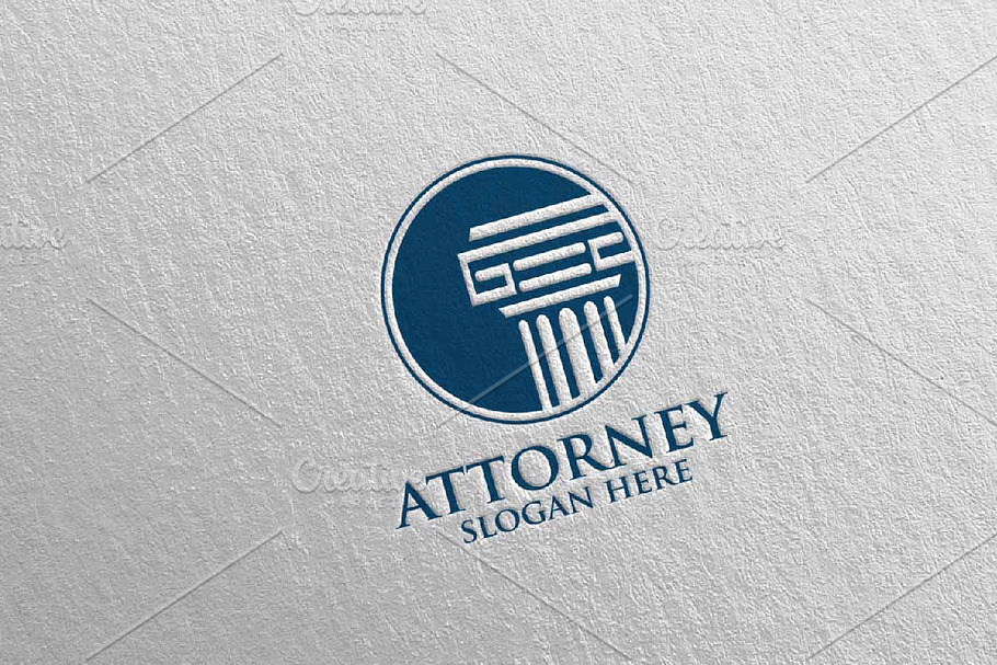 Law and Attorney Logo Design 7 in Logo Templates - product preview 8