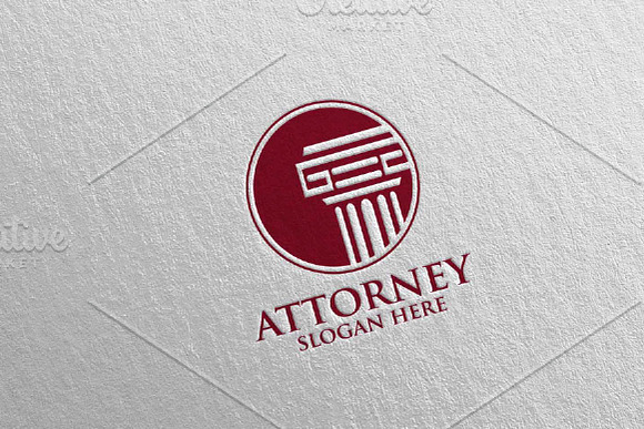 Law and Attorney Logo Design 7 in Logo Templates - product preview 3
