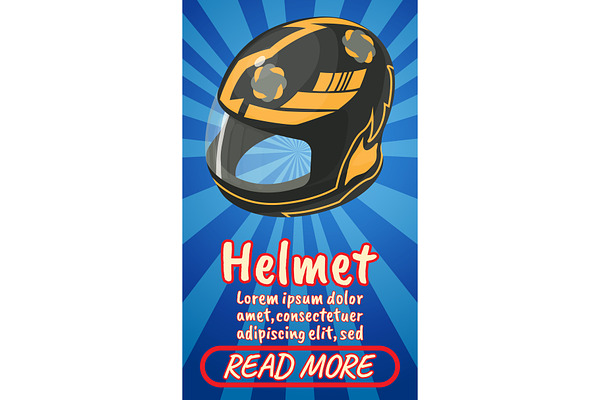 Helmet concept banner