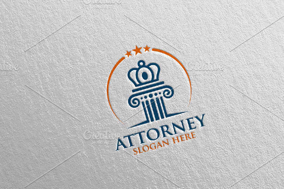 Law and Attorney Logo Design 9 in Logo Templates - product preview 8