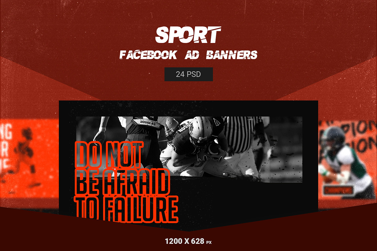 Sport Facebook Ads Banners in Facebook Templates - product preview 8