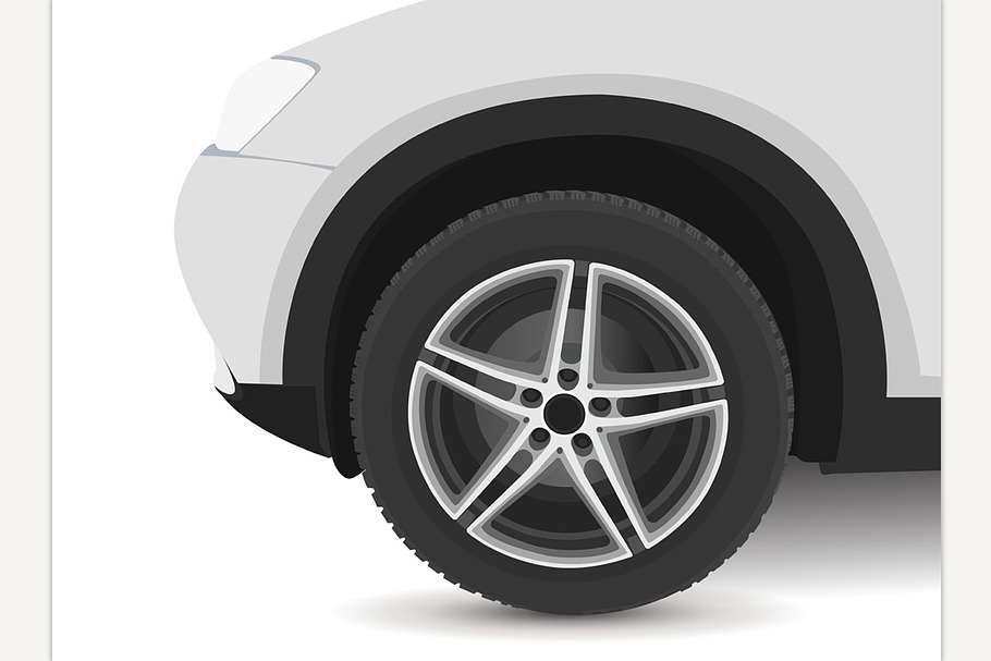 Car wheel image in Illustrations - product preview 8