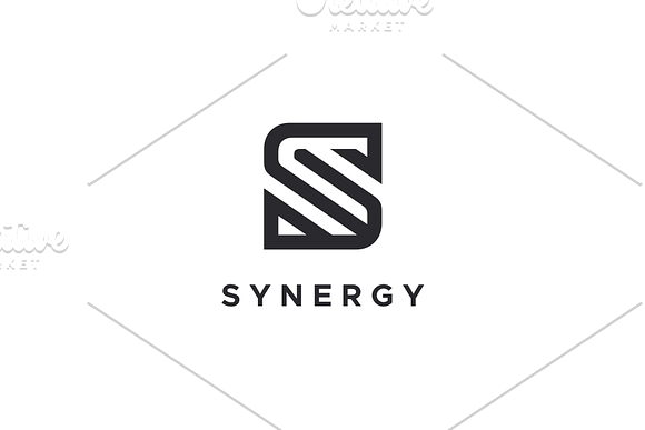 Synergy - Letter S Logo in Logo Templates - product preview 2