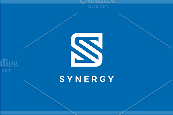 Synergy - Letter S Logo in Logo Templates - product preview 1