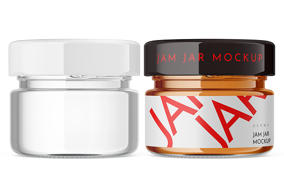 Jar Jam Mockup 2 in Product Mockups - product preview 1