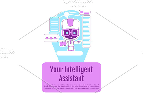 Personal assistant bot poster